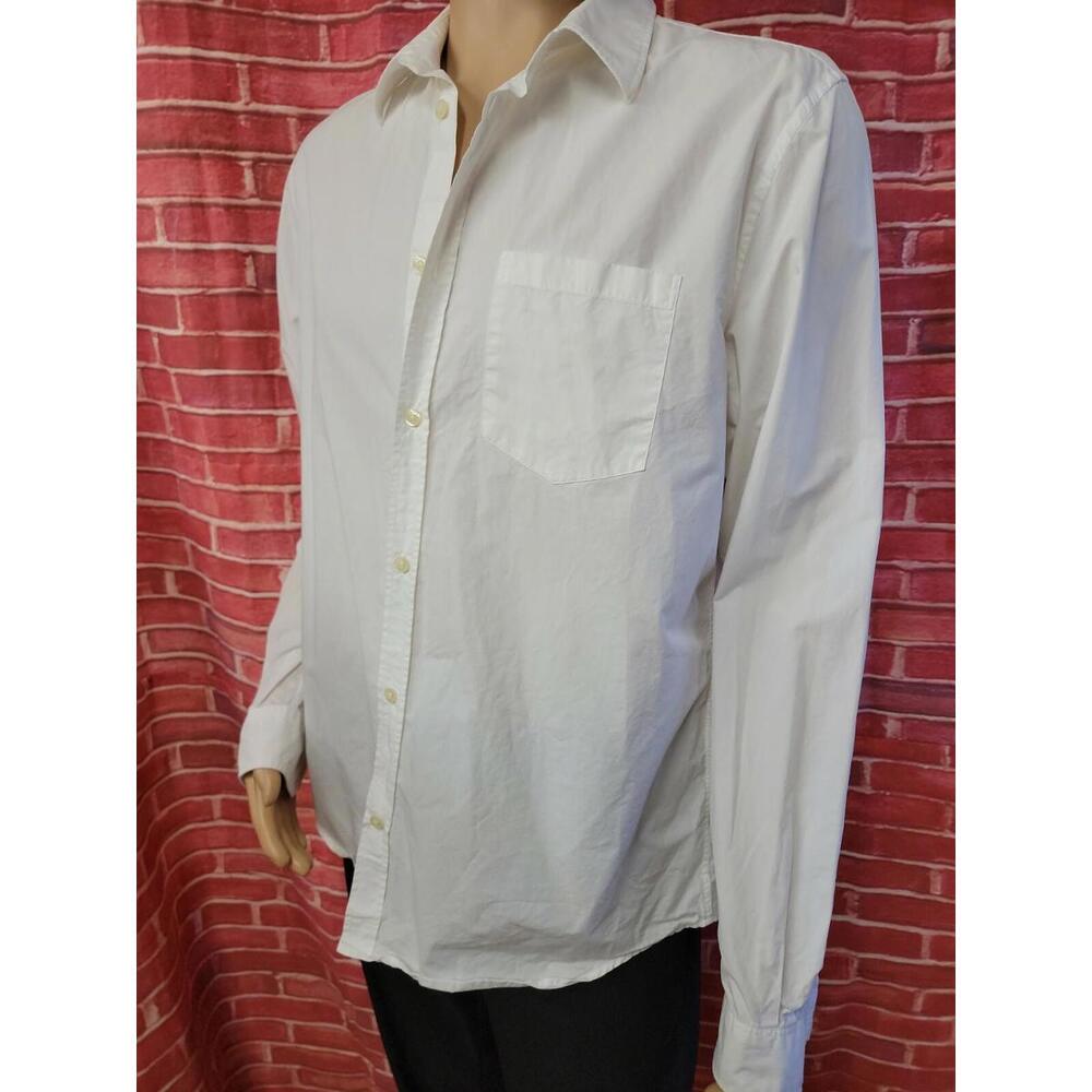Norse Projects Osvald classic White Cotton Poplin Buttons up Shirt XL #C - Picture 8 of 12